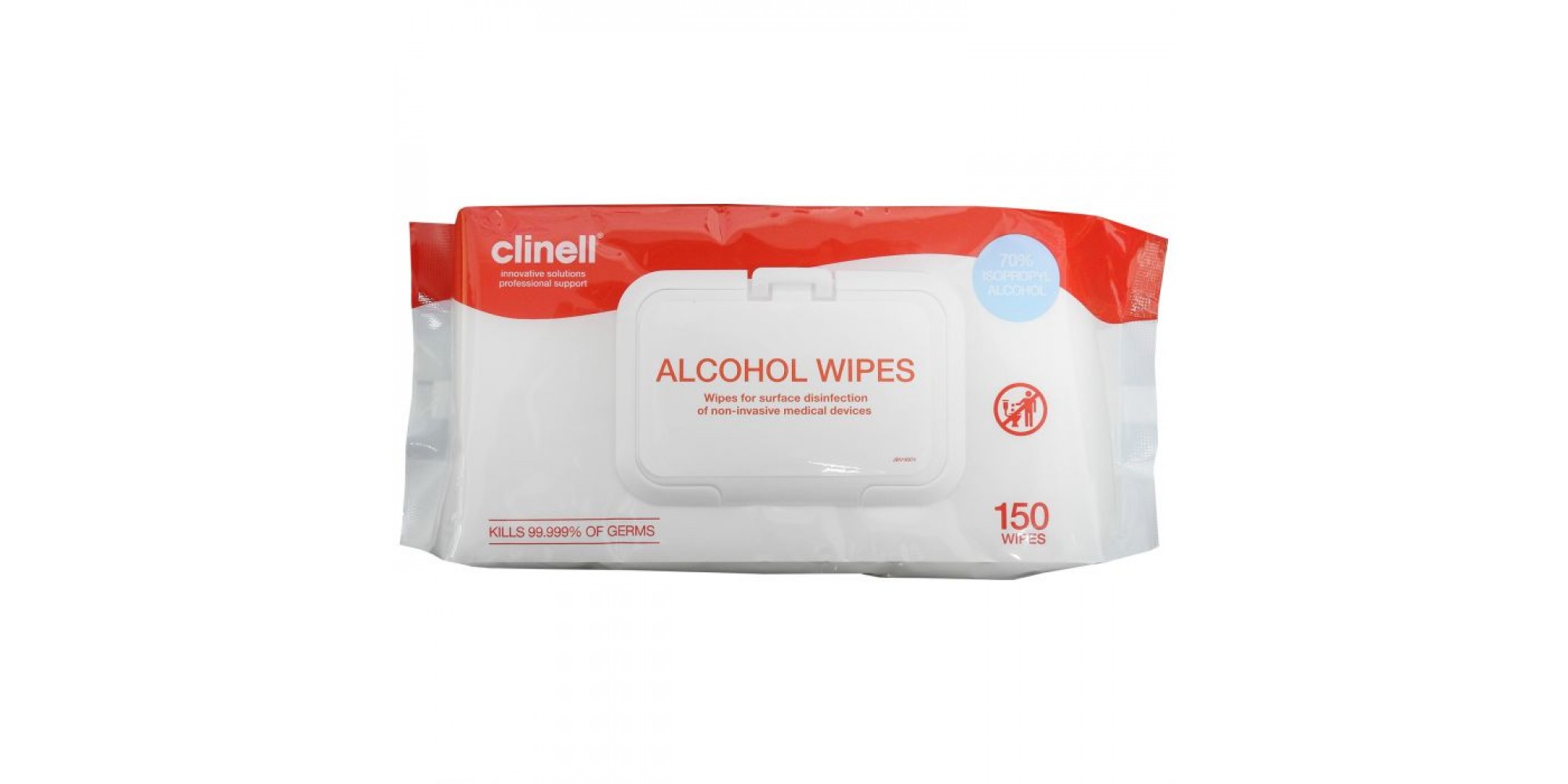 150 Clinell Alcohol Wipes